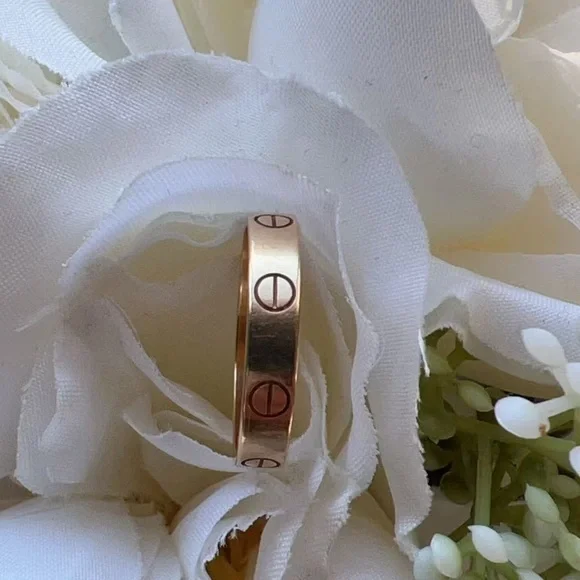 Cartier Love 18K Rose Gold Wedding Band Ring Size53 - Picture 3 of 3